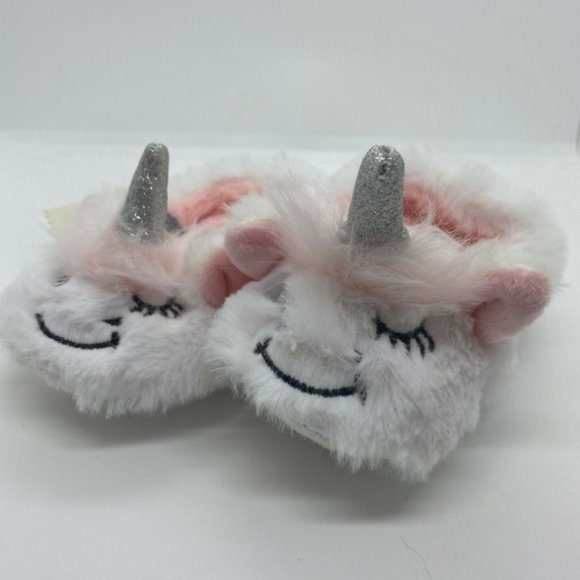 Cat & Jack Other - Cat & Jack infant/Toddler soft unicorn slippers-white-size 12/24 months-NWT